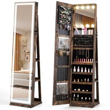 Rotating Jewelry Cabinet with