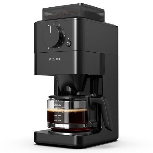 Drip coffee maker with - coffee, grinder