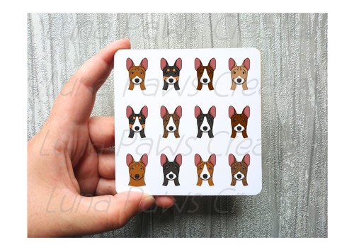Basenji coaster novelty dog - basenji,
