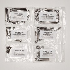 HONDA RTL 250 S 1985-1990 full engine stainless allen screw kit RTL250 RTL250S