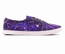 VANS Authentic Lo Pro (Digi Lightning) Purple Black Womens Size 5.5