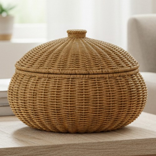 Imitation rattan fruit basket - rattan,
