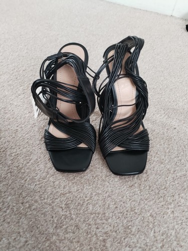 Zara black strappy - zara, strap