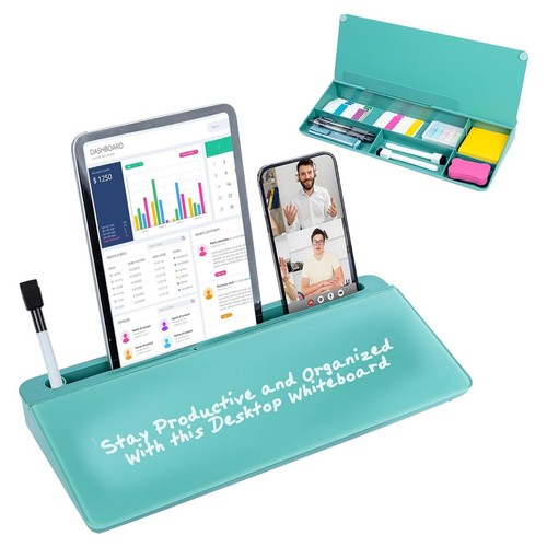 Desktop glass whiteboard with - whiteboard,