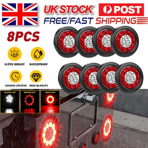 4inch round led truck - 8x,