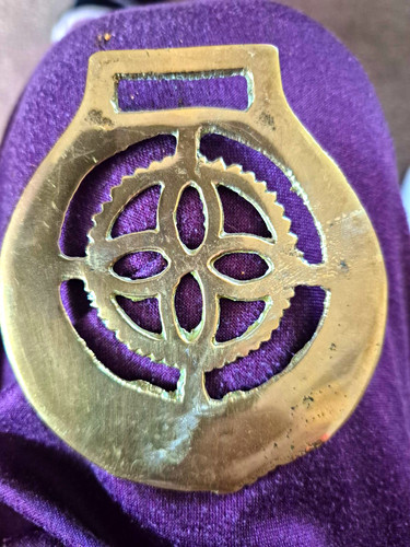 Brass horse brasses - horse,