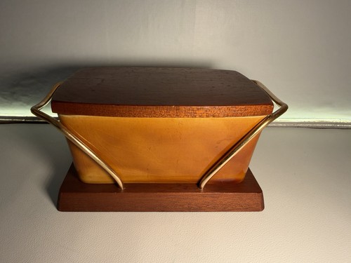 Vintage dyncraft teak - &, brass