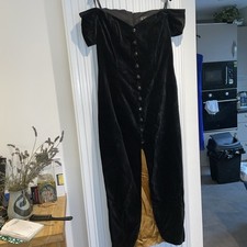 Debut 14 Off Shoulder Black Velvet Cocktail Dress With Shawl 24 Beautiful X