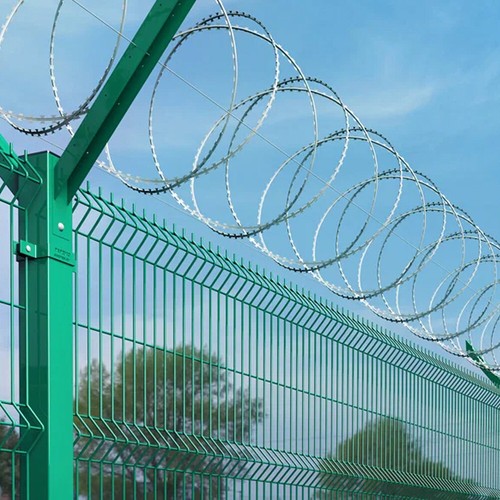 Barbed razor wire fencing - barbed,