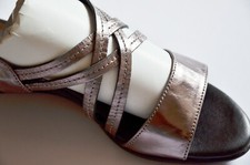 SIze 6 UK  Metallic / Pewter