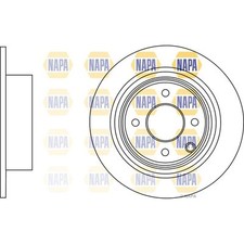 2x Brake Discs Vented Front