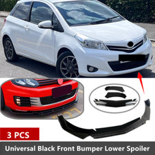 Fit For Toyota Yaris 2006-2014 Front Bumper Spoiler Splitter Lip Universal Black