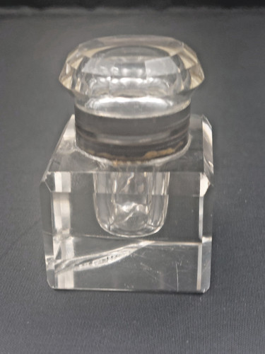Antique victorian cut - cut, glass