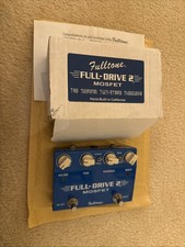 Fulltone Full Drive 2 Overdrive Pedal Electric Guitar Distortion, Made in USA