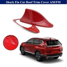 Red Shark Fin Roof Radio