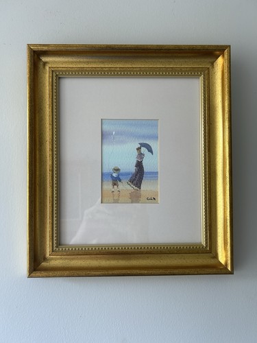 Vintage original watercolour - original,
