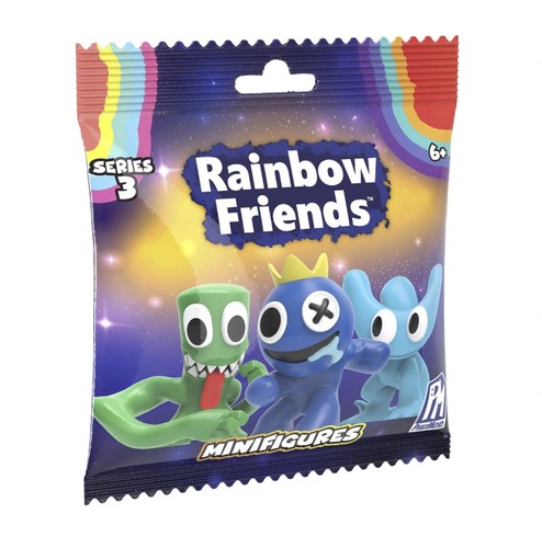 Rainbow friends mini figures - rainbow,