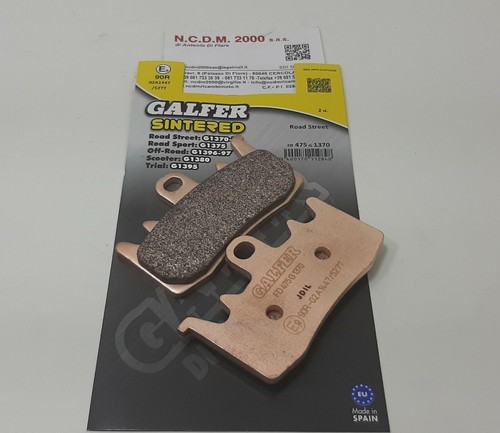 Front sintered brake pads - sintered,