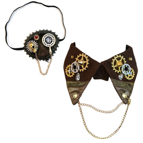 Steampunk decorated goth - steampunk,