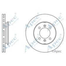 2x Brake Discs Vented For