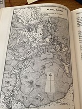VINTAGE SEA CHART / NAUTICAL MAP 1971 - ACHILLES SOUND - To Frame?