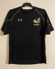 Under Armour Wasps Rugby T-shirt Drifit Size Large Regular Fit,  Exc Condition