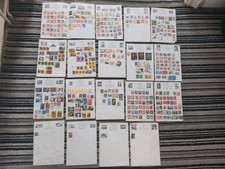 Old Joblot Of Stamps Stamp Collection Album