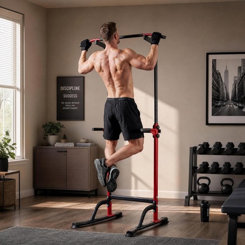 Adjustable power tower dip - power,
