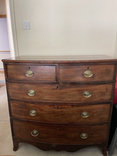Georgian mahogany chest - georgian,