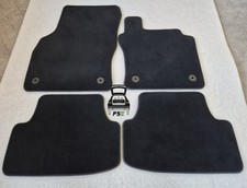 5G2863011 VW Golf MK7 7.5 Black Carpet Mats Genuine Volkswagen UK RHD 2013-2019