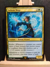 Fathom Mage - Final Fantasy Commander - Rare - NM (see pics) MTG