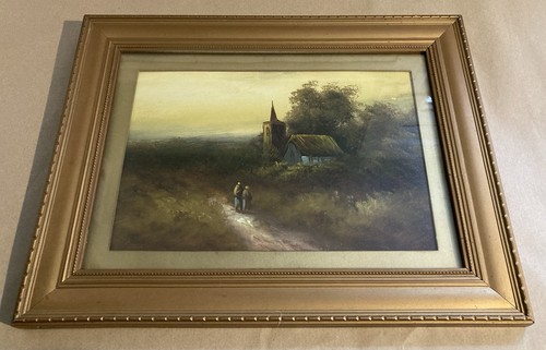 Antique victorian gilt framed - antique,