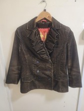 RINGSPUN LOVELY LADIES BROWN ELEGANT JACKET SIZE 10 wk 31 CG B58