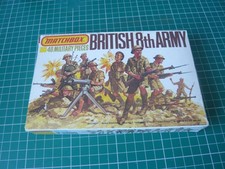 matchbox 1/76 British 8th army and British infantry read description