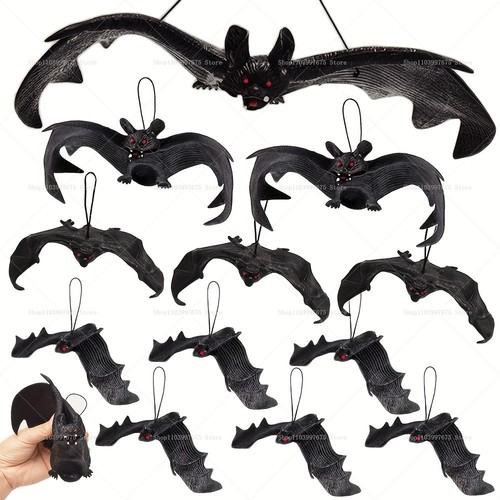 12pcs hanging rubber black - 12pcs,