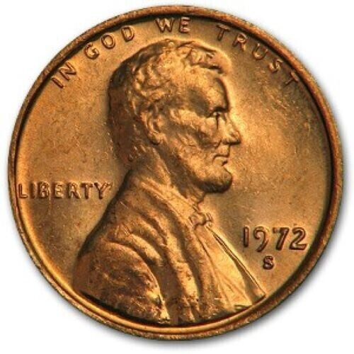 1972 lincoln memorial cent - s,