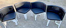 Mark Harris Furniture set of 4 Chairs / Stools that Stowaway under a Table