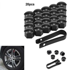 Universal 17mm Black Wheel Nut