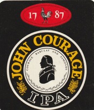 BEER BOTTLE LABEL - COURAGE