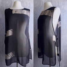 EILEEN FISHER Black & Beige