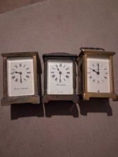 3 OLD CARRIAGE CLOCKS, MAPPING