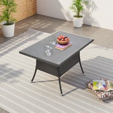 Rattan Wicker Garden Table
