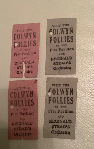 Old colwyn follies tickets - old,
