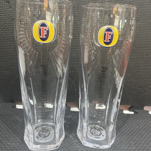New fosters pint glasses - new,