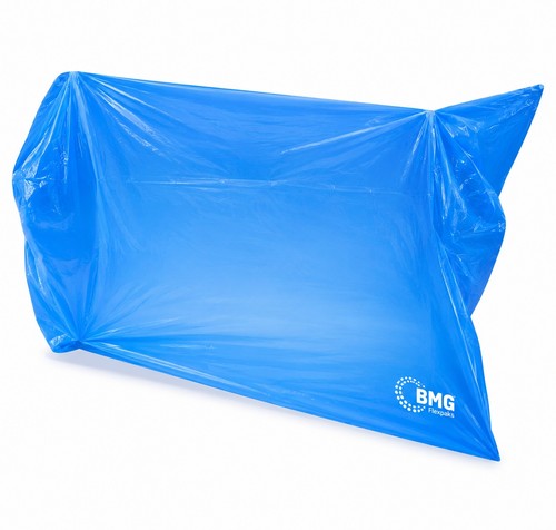 Extra large blue polythene - blue,