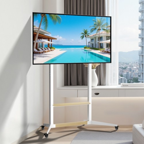 Mobile floor stand rolling - tv,