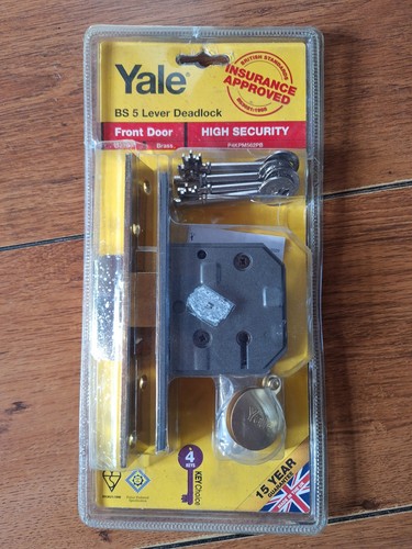 Yale lever deadlock front - yale,