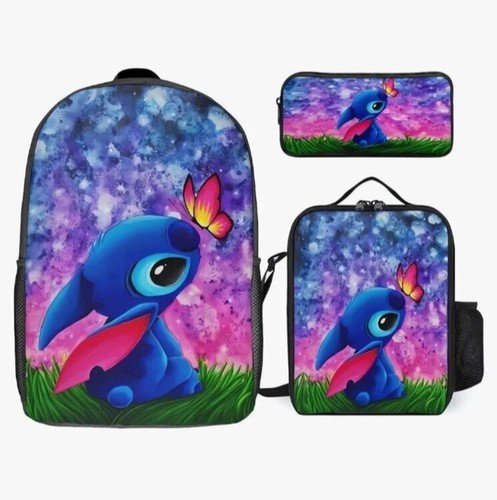 Stitch backpack free lunch - stitch,