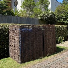 Outdoor Triple Trash Bin