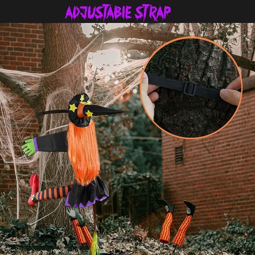 Cute halloween witch - cute, climbing